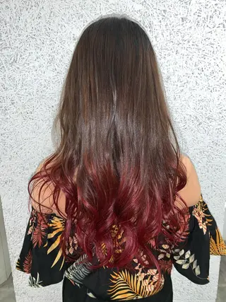 ロング カラー もにか🌞原宿/渋谷 🌝ブリーチカラーのヘアスタイル