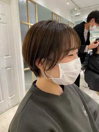 ショート 髪質改善レイヤー/ ボブたんの翔太のヘアスタイル