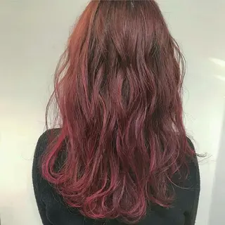 セミロング Luisハイライト　 喜連瓜破、髪質改善のヘアスタイル