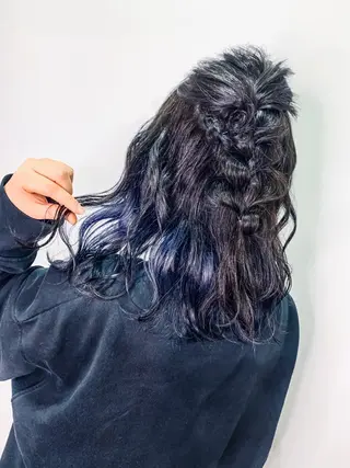 セミロング カラー ヘアアレンジ 西村 真実子のヘアスタイル