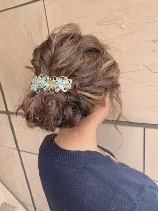 ヘアアレンジ 中川歩　髪質改善 ツヤカラー【横浜】のヘアスタイル