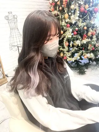 ロング ヘアアレンジ ダブルカラー/ レイヤー🍒齋藤 澪のヘアスタイル