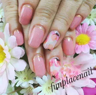 ショート ミディアム セミロング ロング カラー パーマ ヘアアレンジ メンズ キッズ ネイル まつエク nail salon＆school felice所属・フェリーチェ瑞江店 新山のネイルデザイン