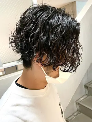 メンズ fifth天神大名Ⅱ所属・fifth天神 パーマ特化/石橋航海のヘアスタイル