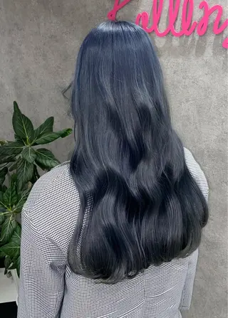 ロング ゅぃ /韓国風/顔周りのヘアスタイル