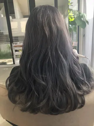 ロング カラー 林 梓のヘアスタイル