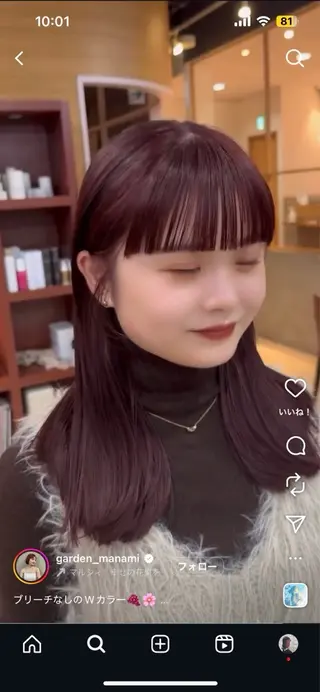 ロング saya kaのヘアスタイル