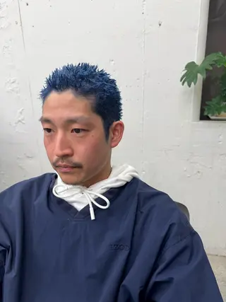 ショート カラー パーマ メンズ 💈メンズ特化💈 TASUKUのヘアスタイル