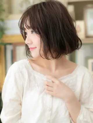 ミディアム COVER HAIR bliss 大宮店所属・出川 宙☘️のヘアスタイル