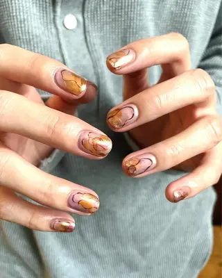 ネイル 甲府市徳行 🧸prunelleのネイルデザイン