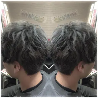 ショート カラー メンズ Kimura Shinyaのヘアスタイル