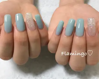 ネイル 浮きにくいフィルイン ｜上品シンプルネイルのネイルデザイン