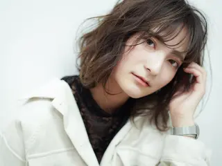 ミディアム カラー パーマ YUKO/ 似合わせ韓国風パーマのヘアスタイル