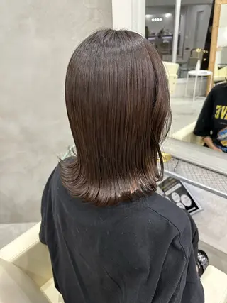 ミディアム カラー さあや 【透け感/艶感】のヘアスタイル