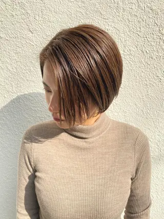 ショート 岩尾 萌々子のヘアスタイル