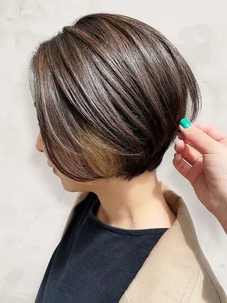 ショート 有村 涼のヘアスタイル