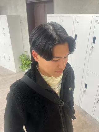 メンズ ☘️上村 ☘️髪質 改善/透明感カラーのヘアスタイル