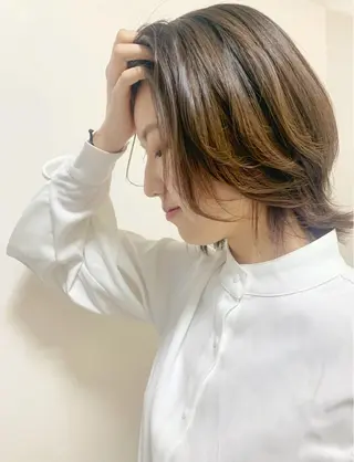 ミディアム マルナ本店 ペコのヘアスタイル