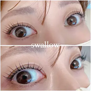 マツエク・マツパ swallow 奈良西大寺店のマツエク・マツパデザイン