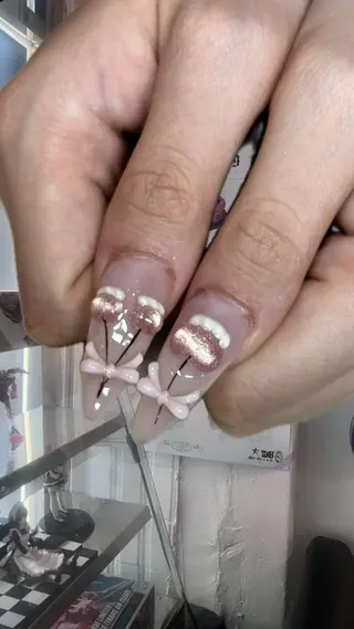 ネイル 倫実/スカルプ /ガーリー/個性派のネイルデザイン