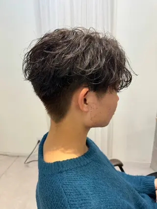 ミディアム カラー パーマ メンズ Dxxxx III所属・女性目線の大人 メンズ*Ayakaのヘアスタイル