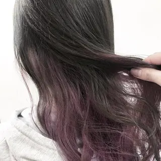 ロング カラー Yuuka🦋カラー 縮毛矯正モデル募集のヘアスタイル