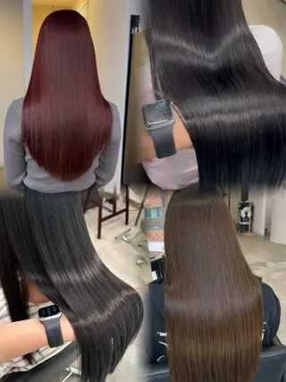 ロング 透明感カラー・ 髪質改善🩵イケダのヘアスタイル