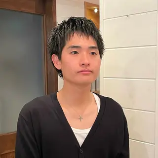 メンズ アイブロウ ボブ/縮毛矯正/レイ ヤー♡Natsukiのヘアスタイル