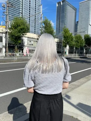 ロング カラー MONIQA所属・🐲RYUKI メンズブリーチのヘアスタイル