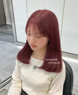 セミロング カラー ParveMix ♡白神みやびのヘアスタイル