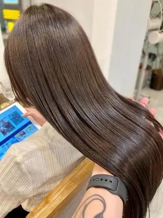 セミロング カラー ボブ& 髪質改善FUMIYAのヘアスタイル