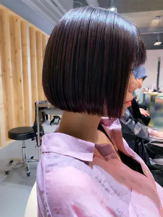 ショート カラー パーマ tension 【テンション】のヘアスタイル