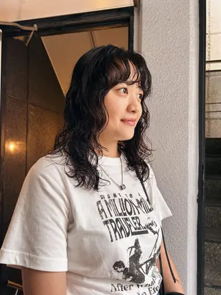 セミロング 似合わせパーマ 🌼カンナのヘアスタイル