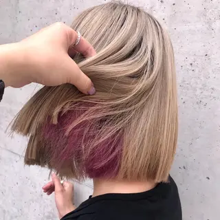 ミディアム カラー moana surfriderのヘアスタイル