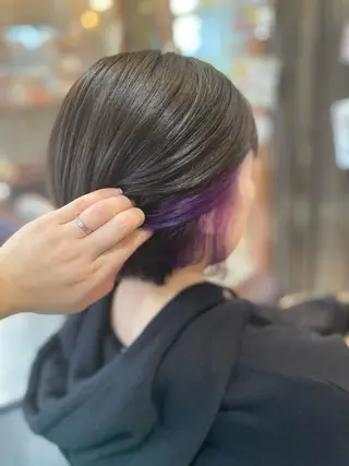 ショート 加藤 実穂のヘアスタイル