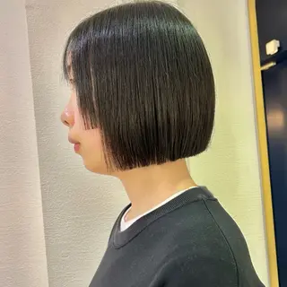 ミディアム 髪質改善【縮毛矯正】 北千住で美髪に導く人のヘアスタイル