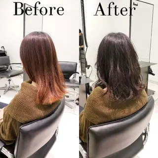 セミロング カラー 💖パーソナル診断 特化YUYA💖のヘアスタイル