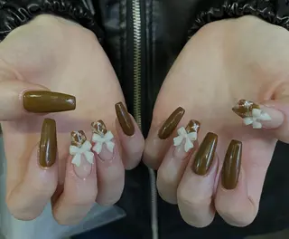 ネイル By moonネイル 🌷ワンホン/韓国風のネイルデザイン