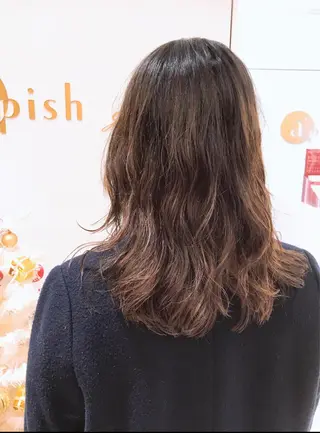 ミディアム パーマ ❤️パーマ美容師✂︎ 井口美緒のヘアスタイル