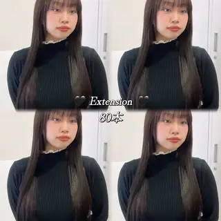 ロング 🦋エクステ/透明感 /艶髪🦋REISAのヘアスタイル