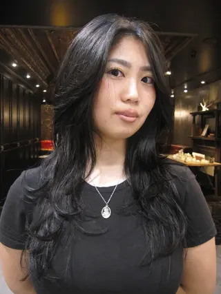 ロング カラー ルカ/ ムードカット🍓のヘアスタイル