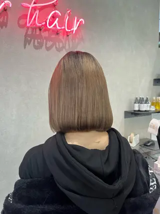 ショート 🪽髪質改善ストレー ト🤍美羽🤍のヘアスタイル