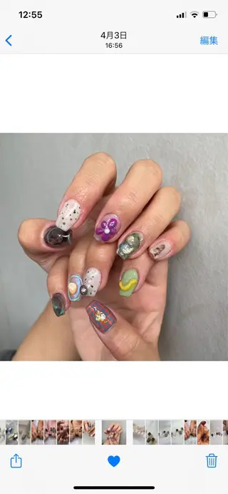 ネイル nailstudio eviz新宿店のネイルデザイン