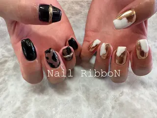 ネイル ネイルリボン 石田のネイルデザイン