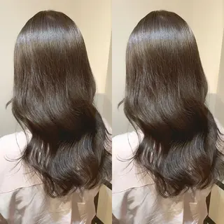 セミロング カラー 髪質改善特化 ミサワコウキのヘアスタイル