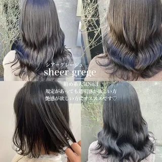 カラー 赤み消し韓国ヘア レイヤー縮毛🤍渡邉のヘアスタイル