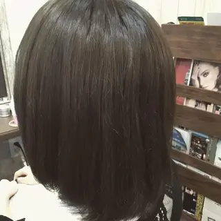 ミディアム カラー 金崎 新吾のヘアスタイル