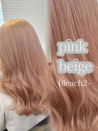 カラー ベージュ・ラベンダー カラー🎀りりのヘアスタイル