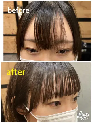 セミロング カラー パーマ ヘアアレンジ メンズ キッズ ネイル マツエク・マツパ アイブロウ times salon名駅所属・久木原 ゆりのヘアスタイル