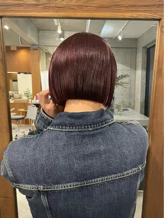 ショート カラー yuuka/透明感艶 カラー🧚🏼🫧のヘアスタイル